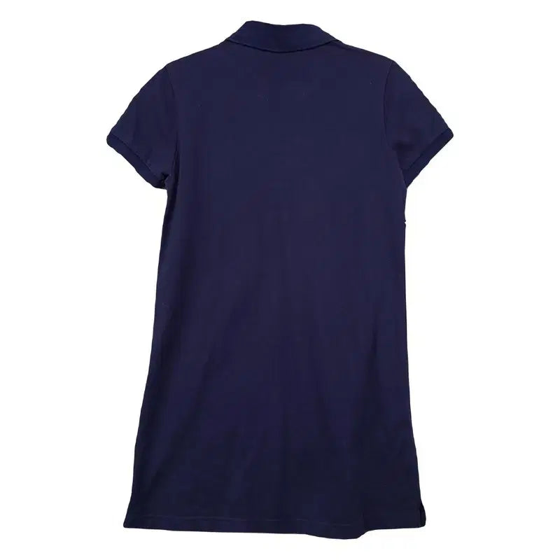 [BUNJANG] Lacoste Navy Short Sleeve Polo Dress / 라코스테 네이비 반팔 카라 원피스 34