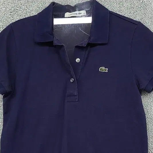 [BUNJANG] Lacoste Navy Short Sleeve Polo Dress / 라코스테 네이비 반팔 카라 원피스 34