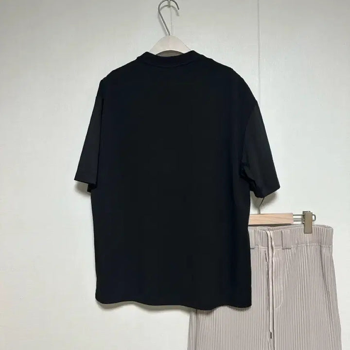 [BUNJANG] System Homme Textured Block Yoke T-Shirt / 시스템옴므 텍스쳐블록 요크 티셔츠