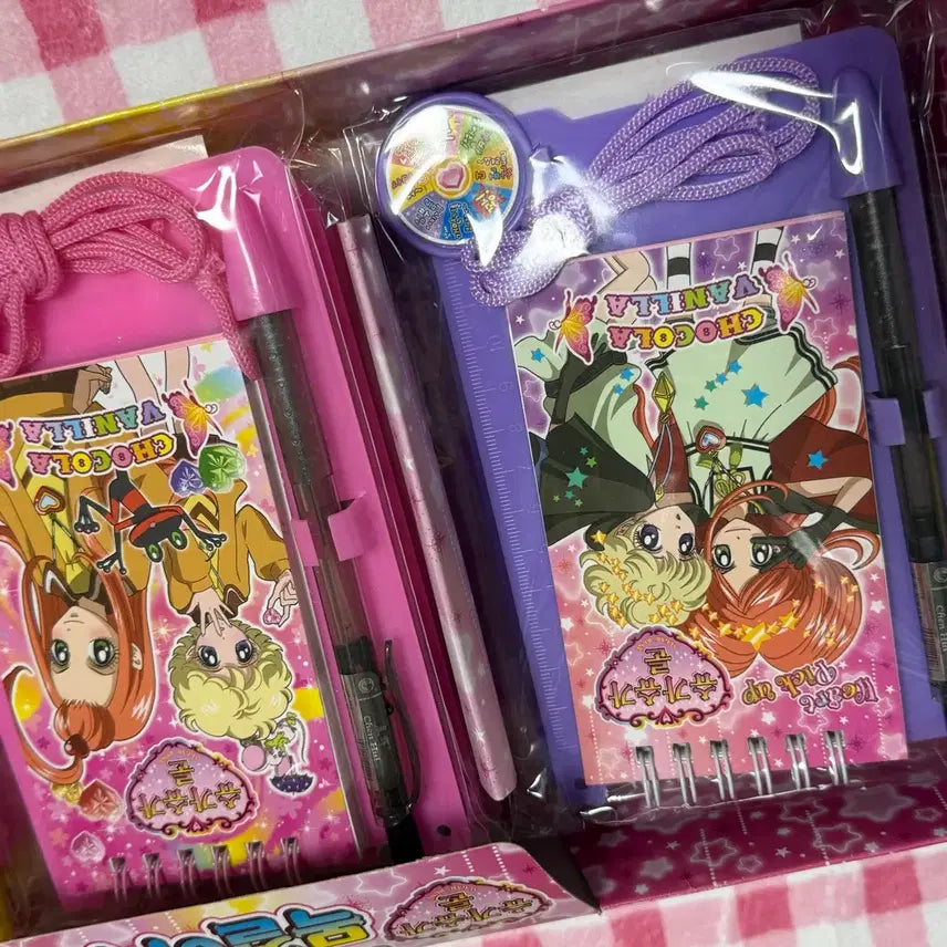 [BUNJANG] Shugo Chara Sugar Sugar Rune Necklace Diary / 고전문구 슈가슈가룬 목걸이수첩 다이어리 고전 다이어리