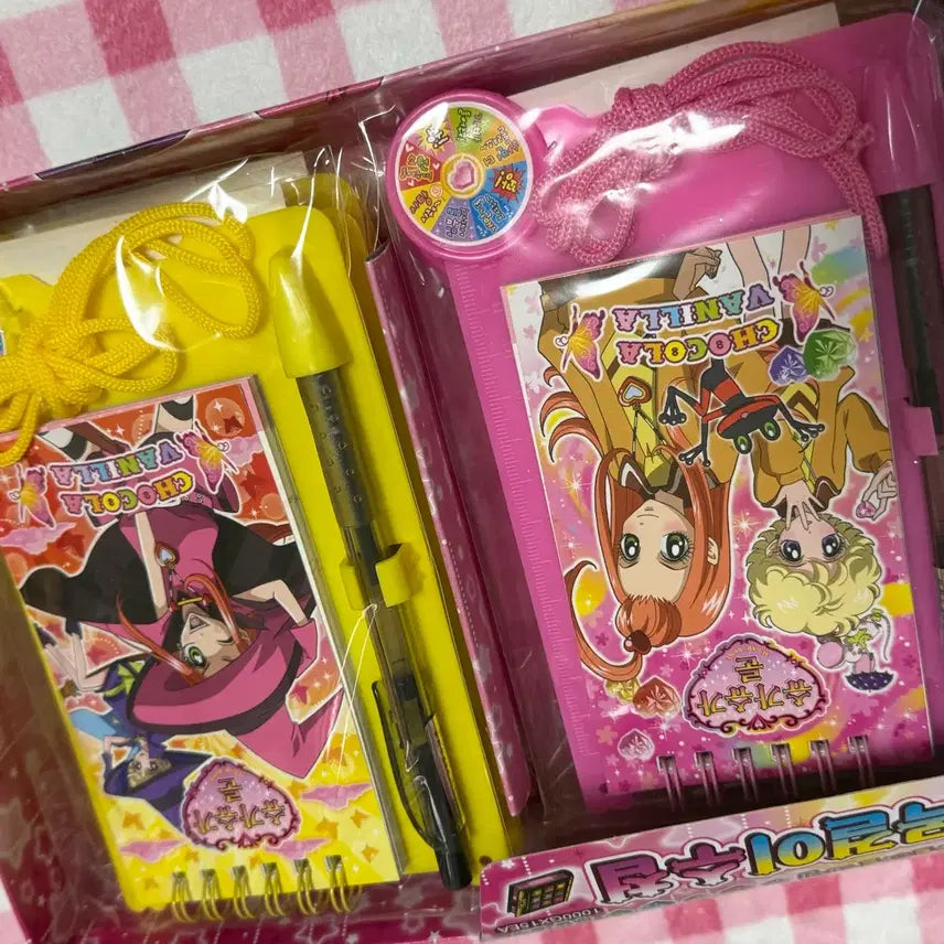 [BUNJANG] Shugo Chara Sugar Sugar Rune Necklace Diary / 고전문구 슈가슈가룬 목걸이수첩 다이어리 고전 다이어리