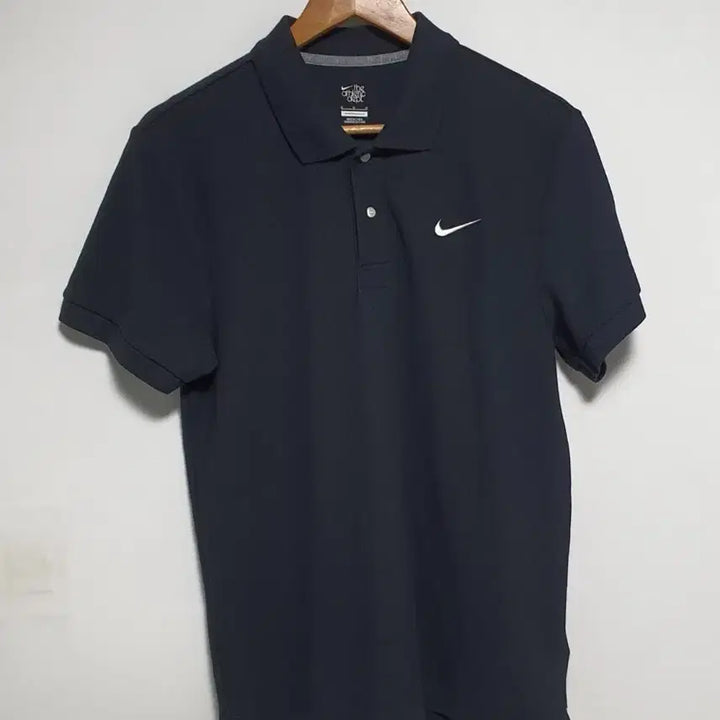 [BUNJANG] Nike Black Collar T-Shirt Size 95 / 나이키 반팔 카라티 95사이즈 블랙