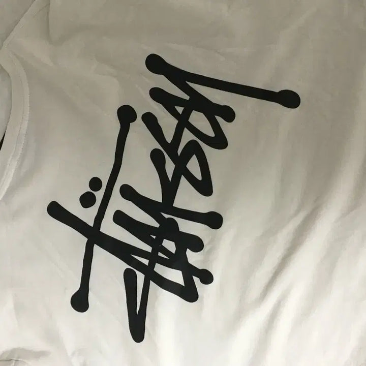 [BUNJANG] Vintage Stussy White Long Sleeve T-Shirt / 빈티지 스투시 화이트 긴팔 티셔츠 긴팔티