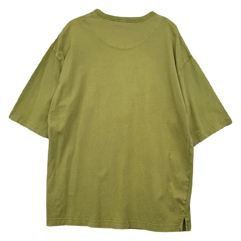 [BUNJANG] 8seconds Khaki Short Sleeve T-Shirt (M) / 에잇세컨즈 카키 반팔티 M