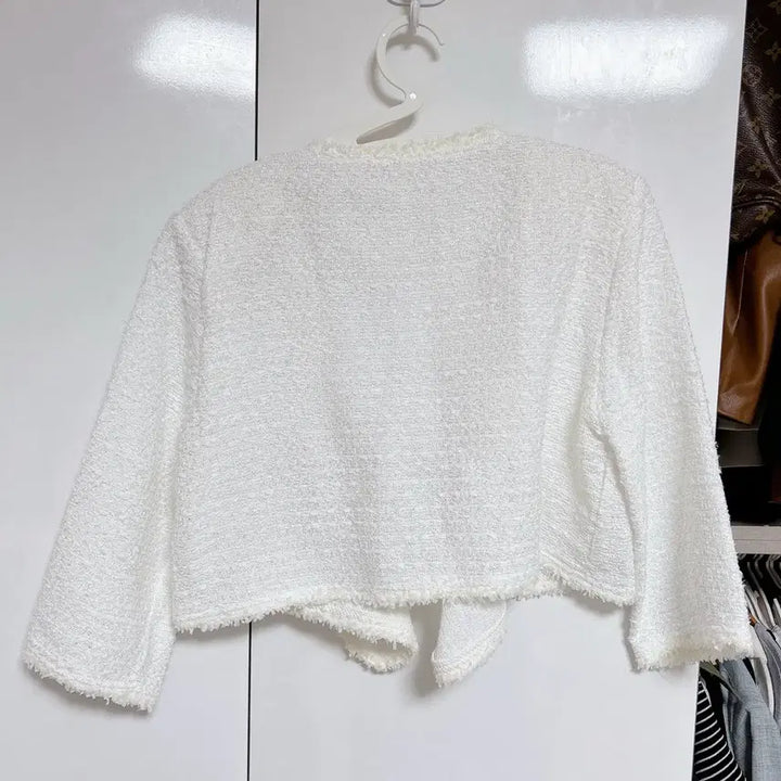 [BUNJANG] Flatper Linen Summer Collarless Jacket Cardigan (New) / 플랫퍼 샤쉐 린넨 여름 노카라 자켓 가디건 (새상품)
