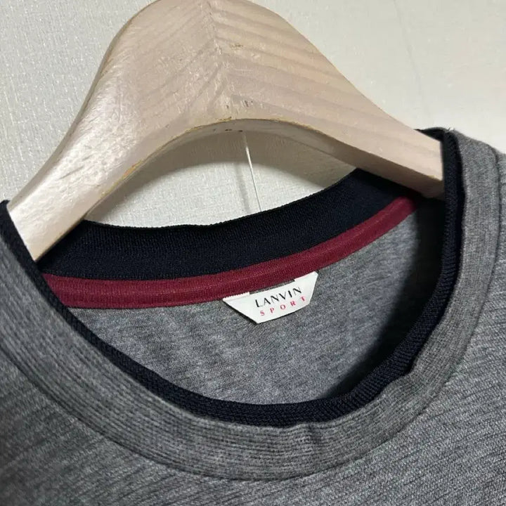 [BUNJANG] Lanvin Sport Cotton Linen Blend T-Shirt / 랑방스포츠 코튼 린넨 배색 티셔츠