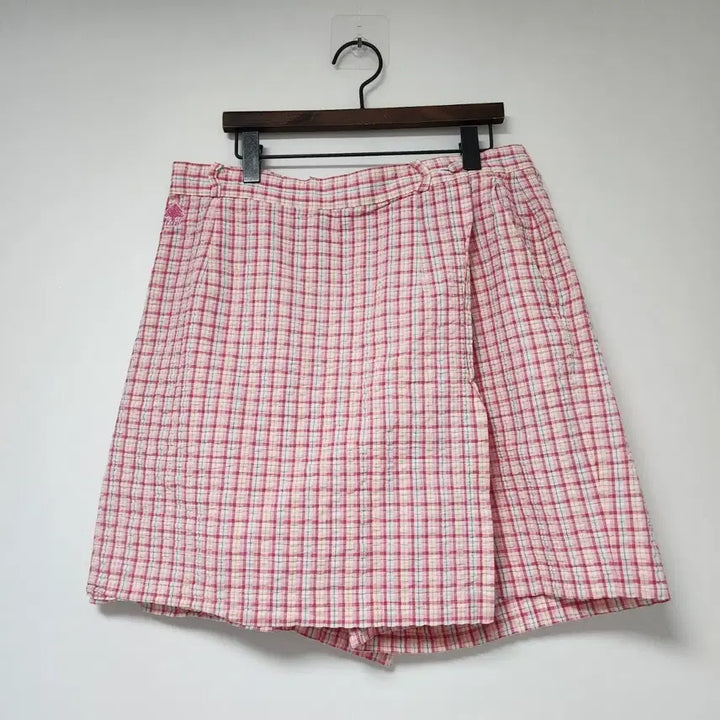 [BUNJANG] Superior Imperial Check Gingham Wrap Skirt Shorts / 슈페리어 임페리얼 체크 지지미 랩스커트 반바지