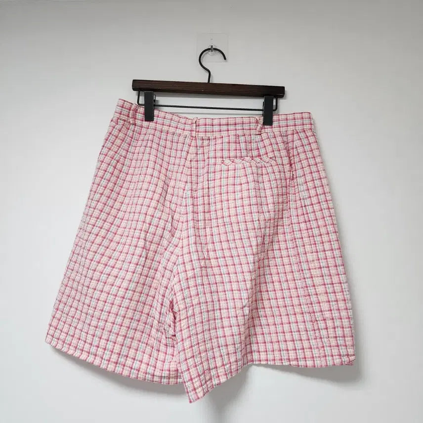 [BUNJANG] Superior Imperial Check Gingham Wrap Skirt Shorts / 슈페리어 임페리얼 체크 지지미 랩스커트 반바지