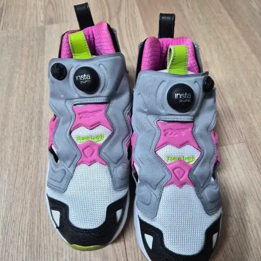 [BUNJANG] Reebok Instapump Fury Pink Grey Sneakers / 리복 퓨리 핑크 그레이 운동화