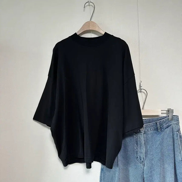 [BUNJANG] COS Dolman Sleeve Mock Neck T-Shirt / 코스 돌먼슬리브 모크넥 티셔츠