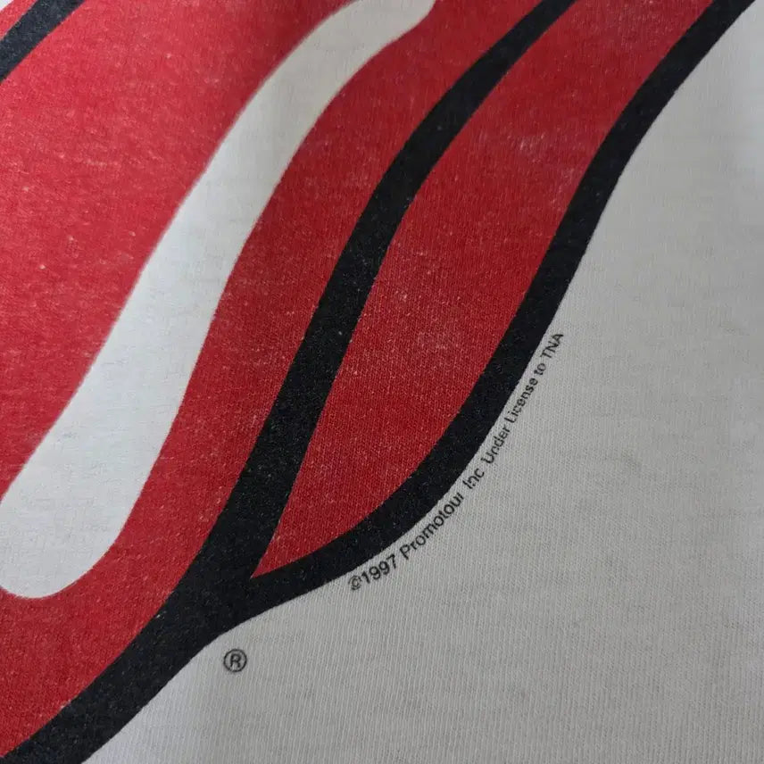 [BUNJANG] 90s Rolling Stones Band T-Shirt White (Vintage) / [XL] 90s 롤링스톤즈 1997 빈티지 밴드티 화이트