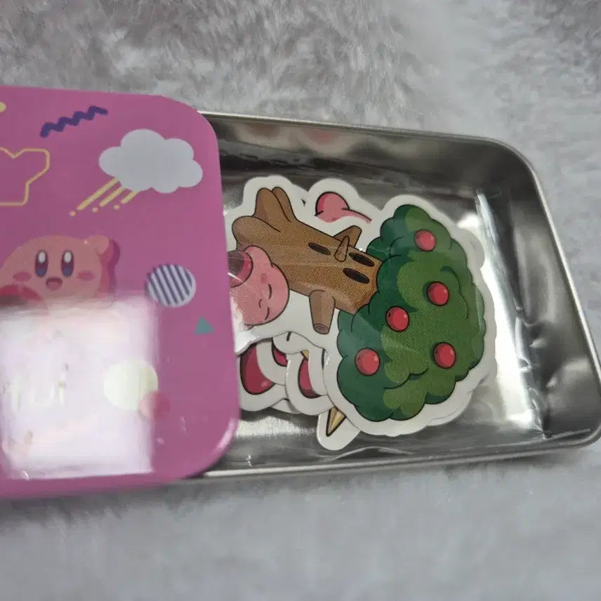 [BUNJANG] Kirby Sticker Tin Case / 별의커비 스티커 틴케이스