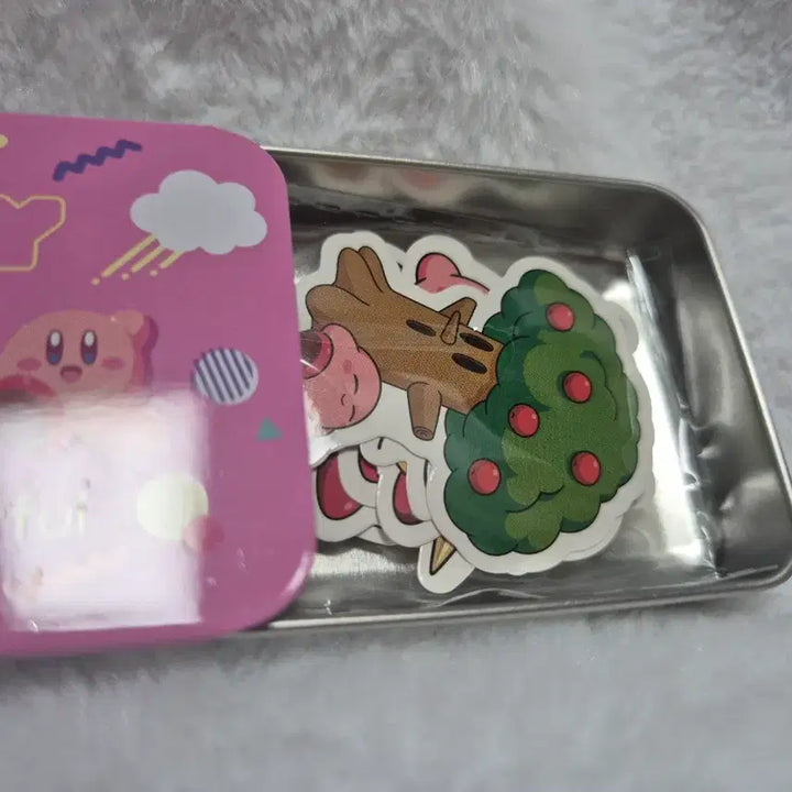 [BUNJANG] Kirby Sticker Tin Case / 별의커비 스티커 틴케이스