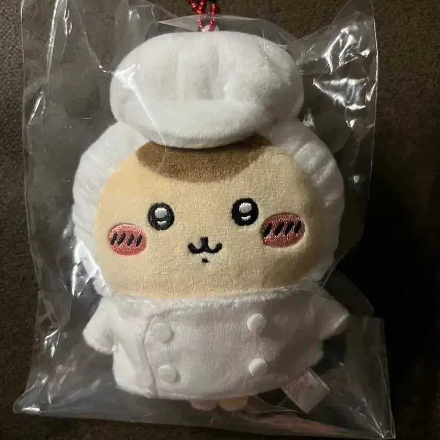 [BUNJANG] Cheekawa Restaurant Mascot Makko Kurimanjyu Chef Keyring / 쿠리만쥬 주방장 키링 치이카와 레스토랑 마스코트 마코