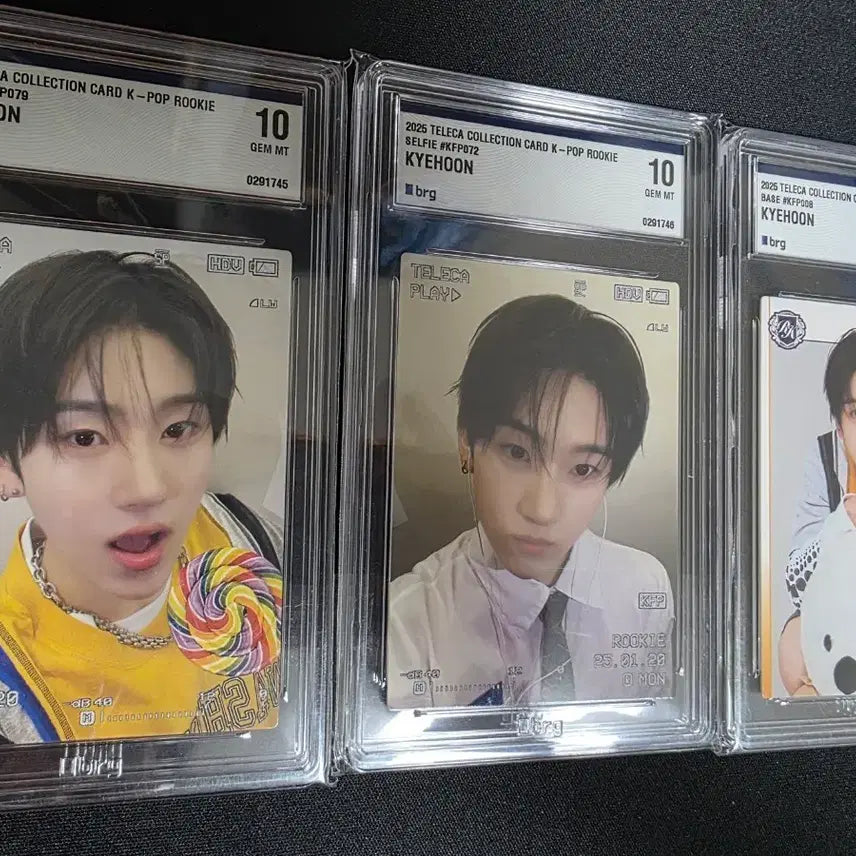 [BUNJANG] Kickflip Kyehoon BRG10 Serial Number 3 Types Photocard Set / 킥플립 계훈 BRG10 연번 3종