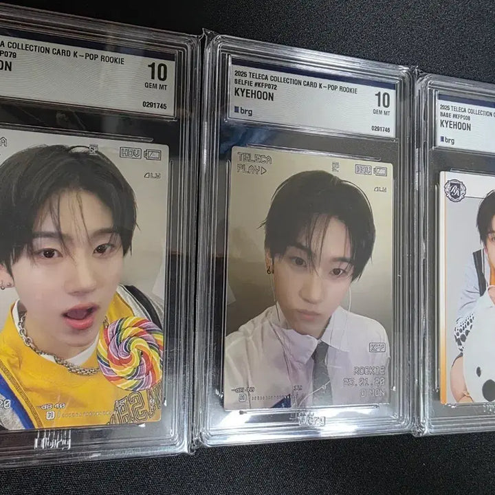 [BUNJANG] Kickflip Kyehoon BRG10 Serial Number 3 Types Photocard Set / 킥플립 계훈 BRG10 연번 3종