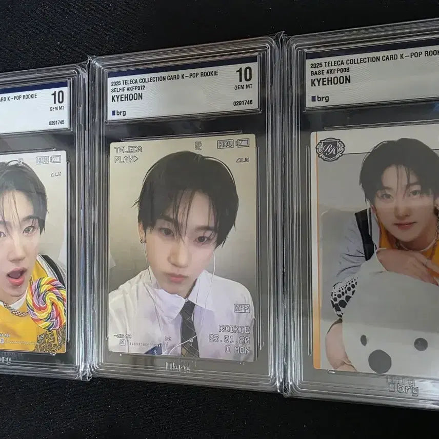 [BUNJANG] Kickflip Kyehoon BRG10 Serial Number 3 Types Photocard Set / 킥플립 계훈 BRG10 연번 3종