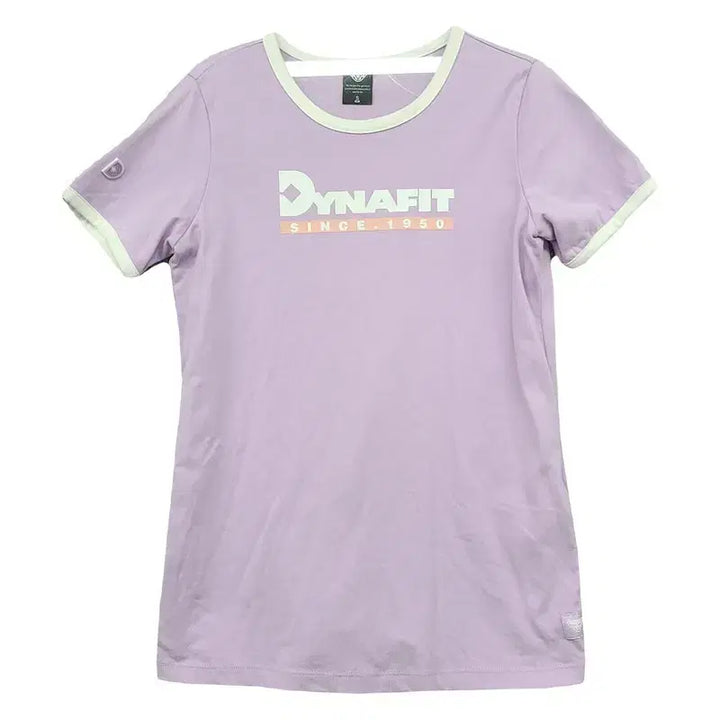 [BUNJANG] Dynafit Printing Light Purple Short Sleeve T-Shirt - Size S (85) / 다이나핏 프린팅 라이트 퍼플 트레이닝 반팔티 S (85)