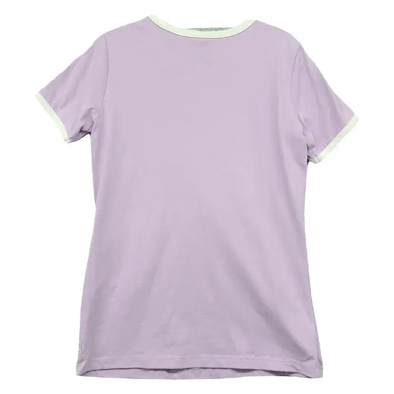 [BUNJANG] Dynafit Printing Light Purple Short Sleeve T-Shirt - Size S (85) / 다이나핏 프린팅 라이트 퍼플 트레이닝 반팔티 S (85)