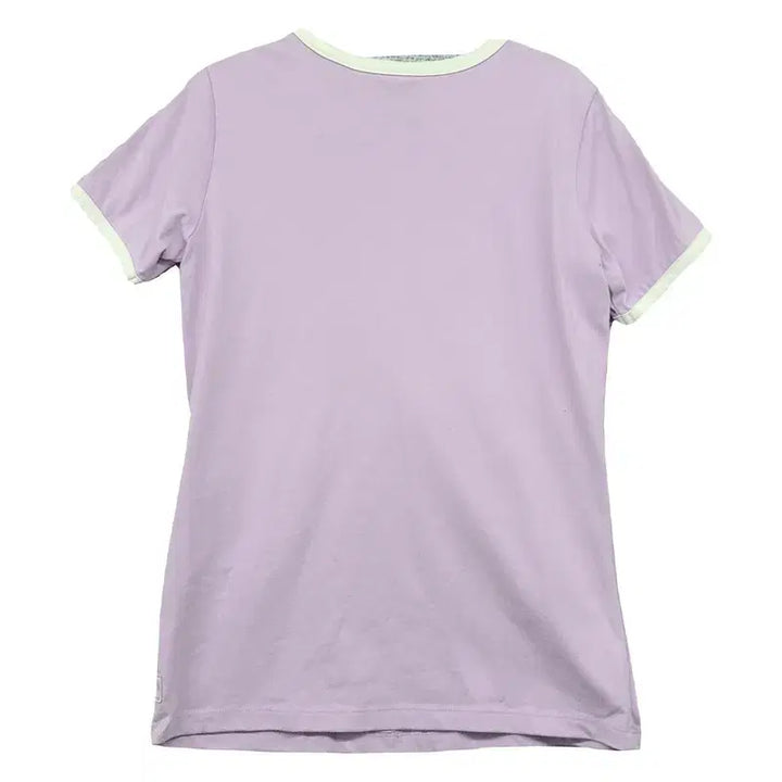 [BUNJANG] Dynafit Printing Light Purple Short Sleeve T-Shirt - Size S (85) / 다이나핏 프린팅 라이트 퍼플 트레이닝 반팔티 S (85)