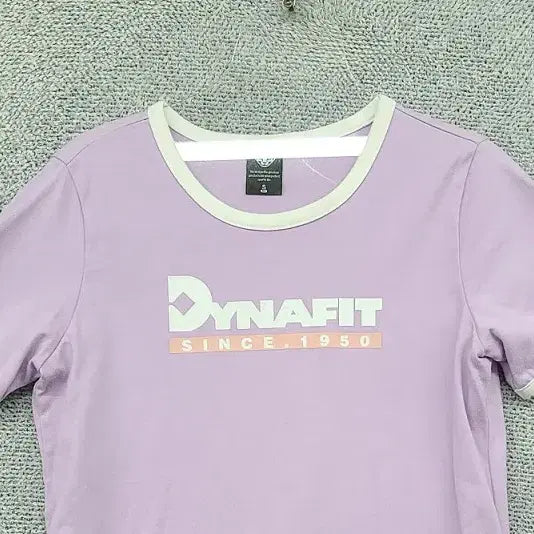 [BUNJANG] Dynafit Printing Light Purple Short Sleeve T-Shirt - Size S (85) / 다이나핏 프린팅 라이트 퍼플 트레이닝 반팔티 S (85)
