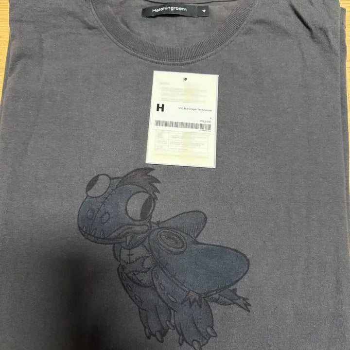 [BUNJANG] Hatching Room VTG Blue Dragon Long Sleeve T-Shirt / 해칭룸 vtg 블루 드래곤 용티 롱슬리브 4사