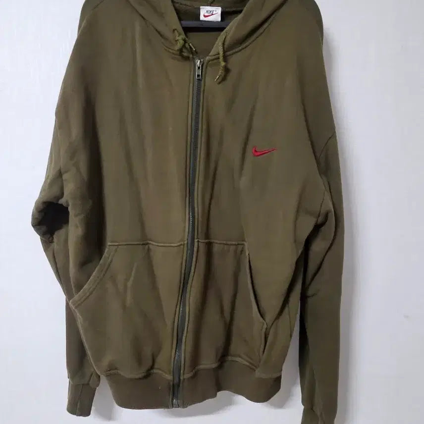 [SOLD OUT] 나이키 올드스쿨 후드집업 카키 무료배송
