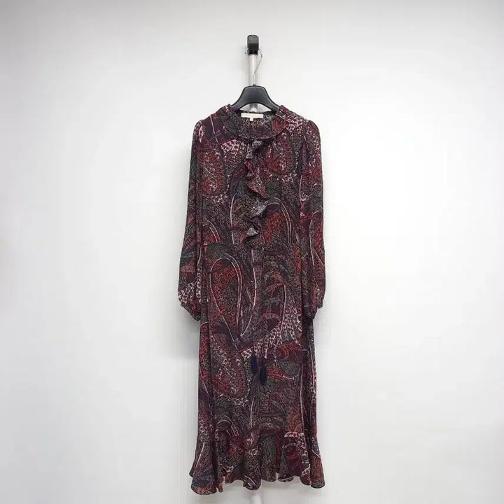 [BUNJANG] Vanessa Bruno Silk Long Sleeve Maxi Dress / 새 바네사브루노 춘하추 실크 긴팔 맥시 롱 원피스 55.44