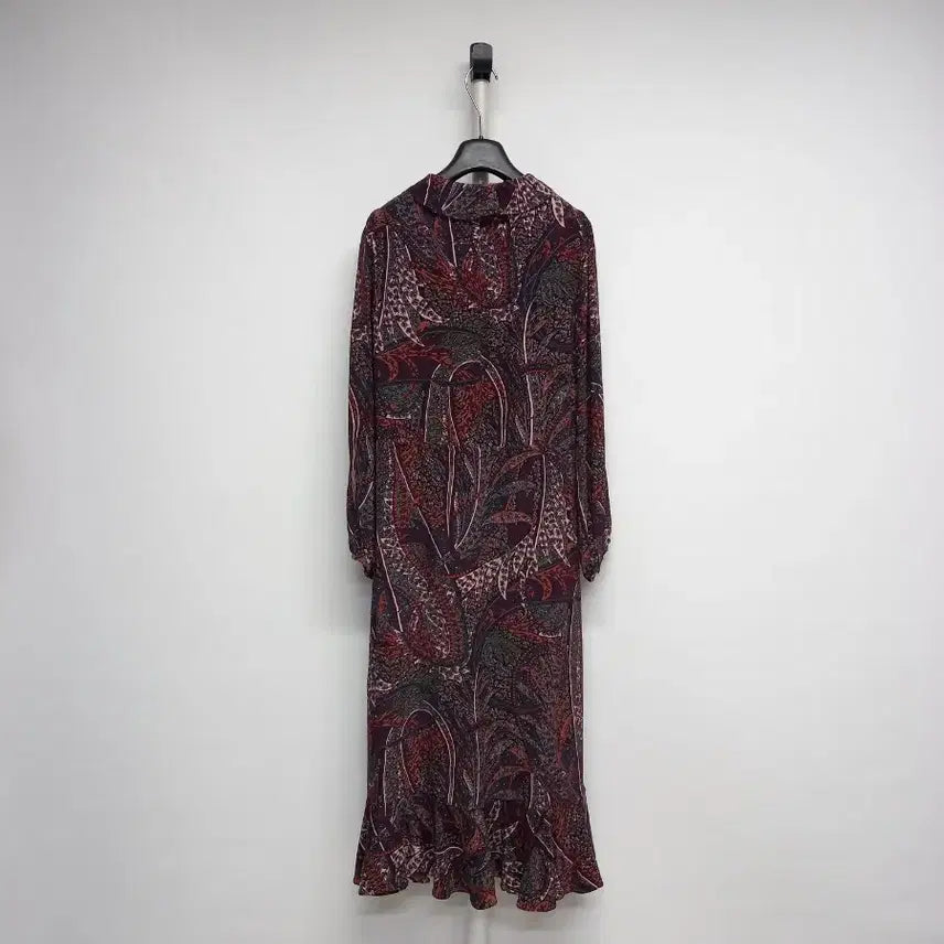 [BUNJANG] Vanessa Bruno Silk Long Sleeve Maxi Dress / 새 바네사브루노 춘하추 실크 긴팔 맥시 롱 원피스 55.44