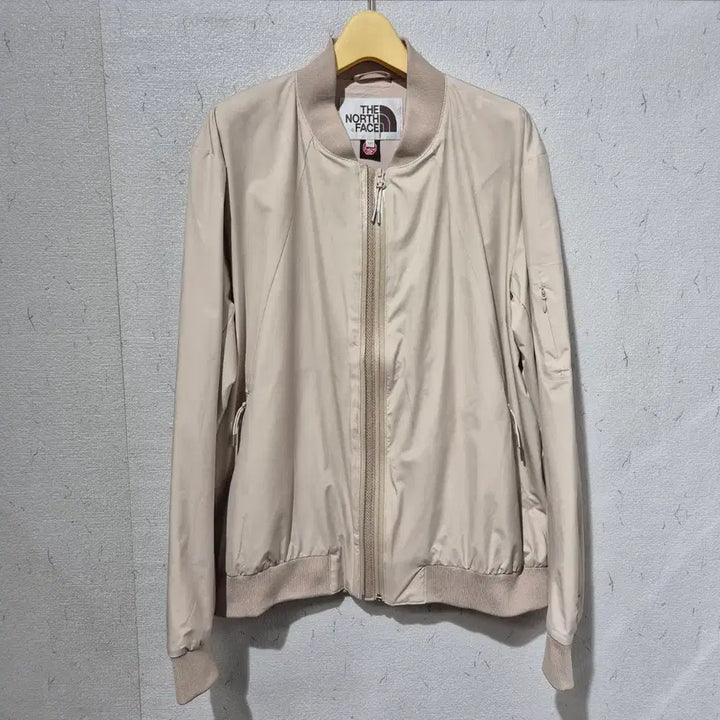 [BUNJANG] The North Face Beige Bomber Jacket / 노스페이스 베이지 봄버 자켓