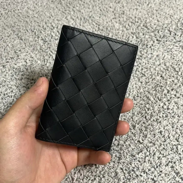 [BUNJANG] Bottega Veneta Intrecciato New Organizer Card Case Black / 보테가베네타 인트레치아토 신형 오거나이저 카드 케이스 블랙 카드지갑