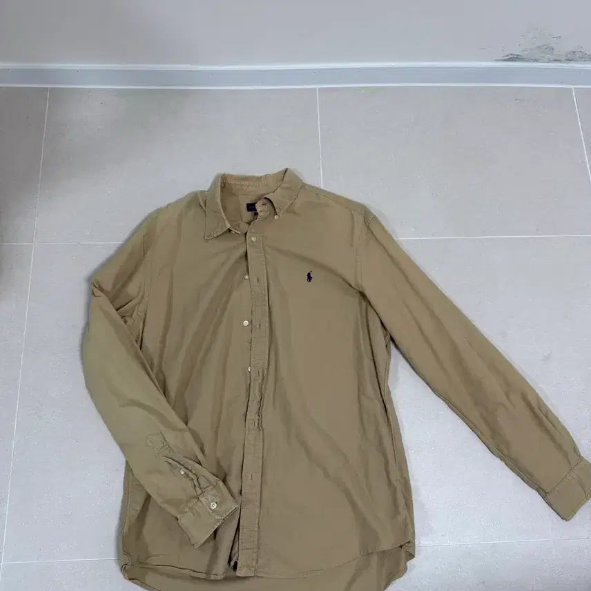 [BUNJANG] Polo Beige Shirt / 폴로 베이지 셔츠