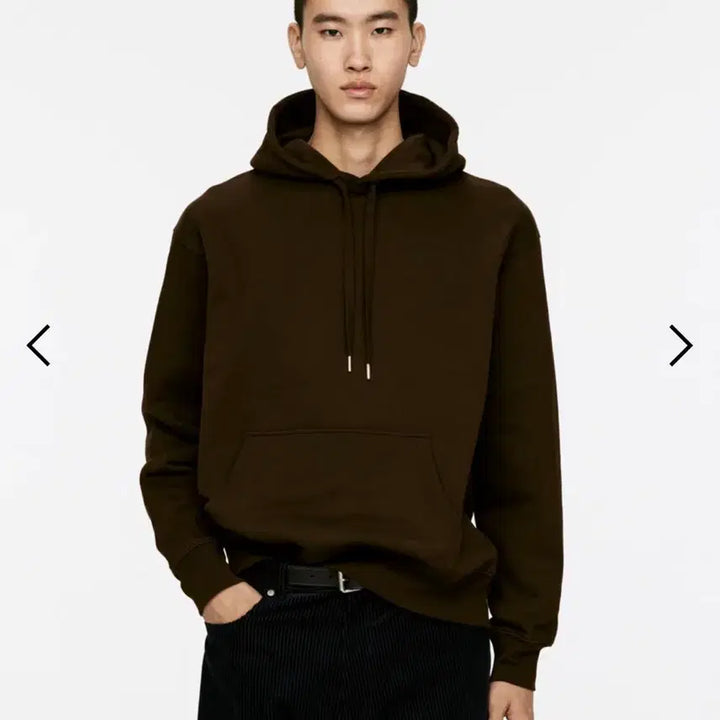 [BUNJANG] ARKET Brown Relaxed Hoodie / 아르켓 브라운 릴랙스드 후디