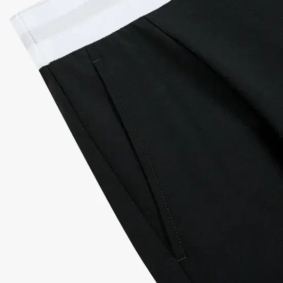 [BUNJANG] Alexander Wang Logo Waistband Pleated Shorts Size 0 / 새제품) 알렉산더왕 로고 웨이스트 밴딩 플리츠 쇼츠 0