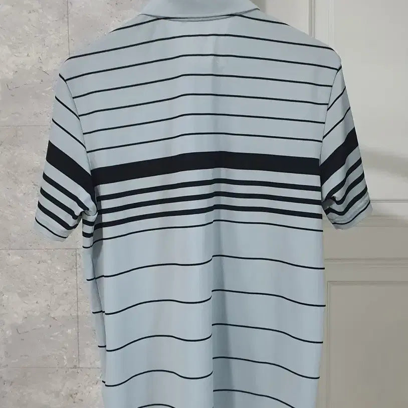 [BUNJANG] K2 New Design Striped Short Sleeve Polo Shirt / 케이투 신형디자인 스트라이프 반팔 카라티 100