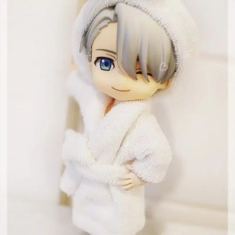 [BUNJANG] Obitsu Robe Gray/White / 오비츠 목욕가운 그레이/화이트