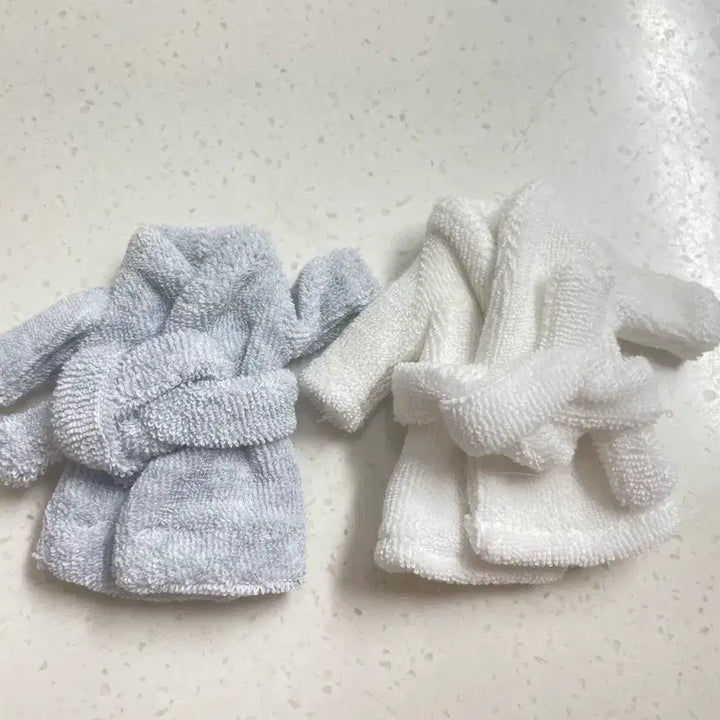 [BUNJANG] Obitsu Robe Gray/White / 오비츠 목욕가운 그레이/화이트