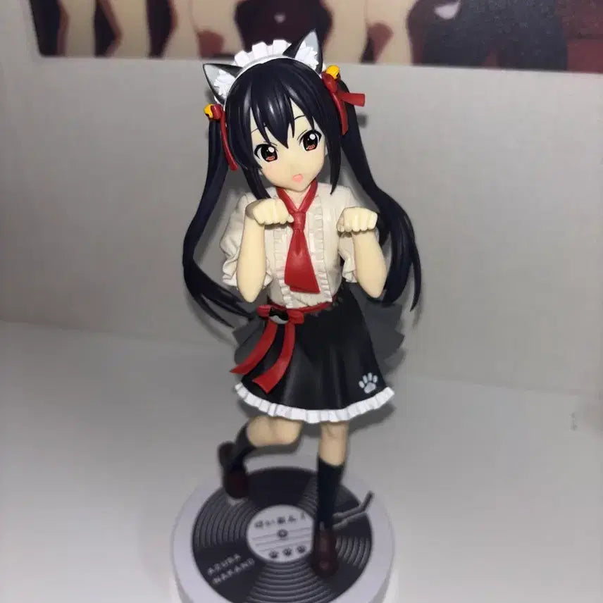 [BUNJANG] K-ON! Azusa Akiyama Nyan Cafe Figure / 박스O) 케이온 아즈사 아즈냥 냥카페 피규어