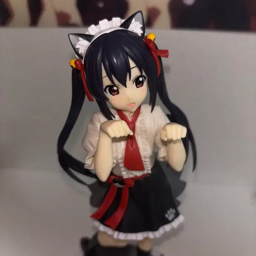 [BUNJANG] K-ON! Azusa Akiyama Nyan Cafe Figure / 박스O) 케이온 아즈사 아즈냥 냥카페 피규어
