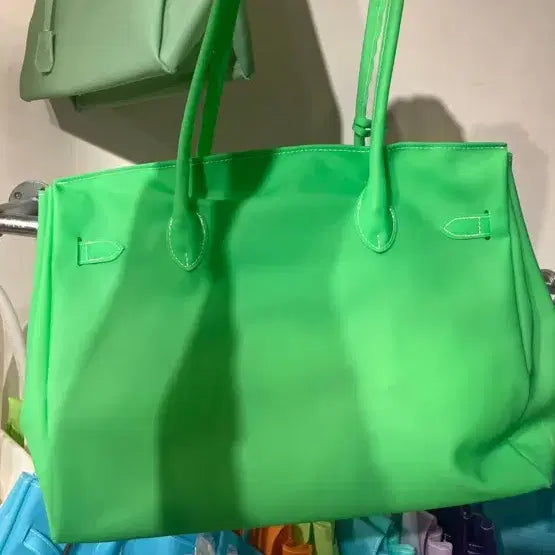[BUNJANG] Green Jelly Birkin Bag / 초록 젤리버킨