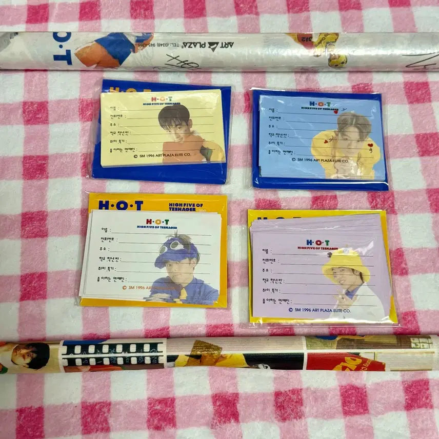 [BUNJANG] H.O.T. Bundle Set Classic Stationery (Kangta, Tony) / 고전문구 일괄 에이치오티 hot 명함 hot굿즈 hot수첩 강타 토니포