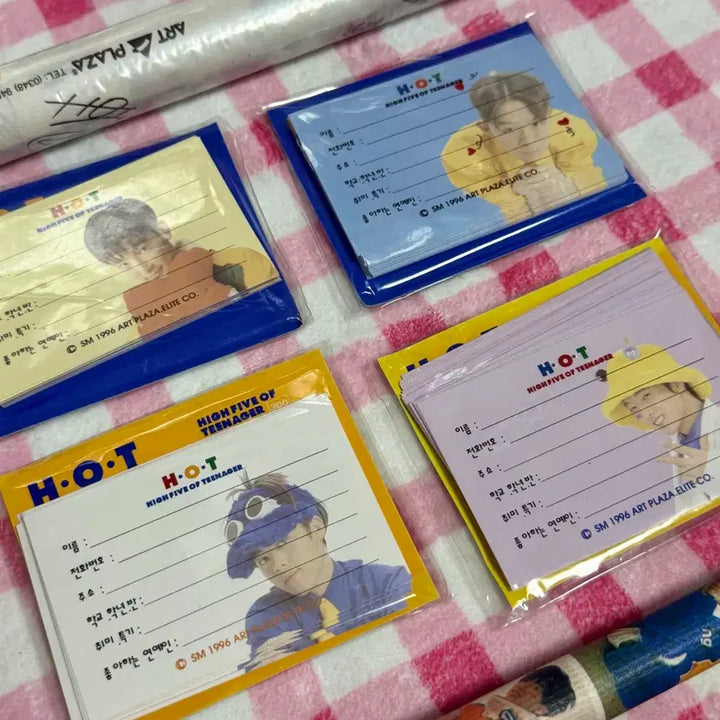[BUNJANG] H.O.T. Bundle Set Classic Stationery (Kangta, Tony) / 고전문구 일괄 에이치오티 hot 명함 hot굿즈 hot수첩 강타 토니포