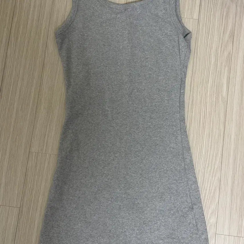 [BUNJANG] F vele Jade Sleeveless Dress Gray / 페일제이드 슬리브리스 원피스 그레이