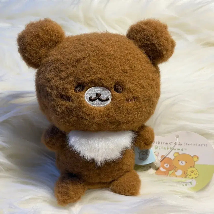 [BUNJANG] Rilakkuma Koguma Honey Grumi Mascot Plush / [리락쿠마] 코구마 호냐구루미 마스코트 인형