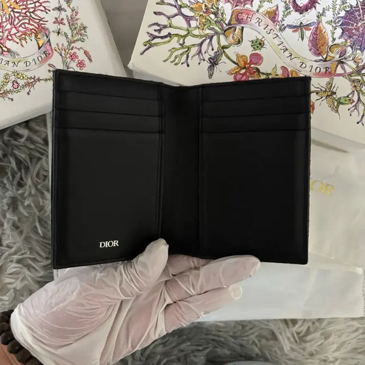 [BUNJANG] Dior Oblique Jacquard Bi-Fold Wallet / S급 디올 오블리크 자카드 2단 지갑