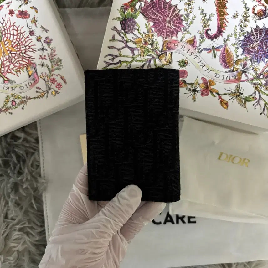 [BUNJANG] Dior Oblique Jacquard Bi-Fold Wallet / S급 디올 오블리크 자카드 2단 지갑