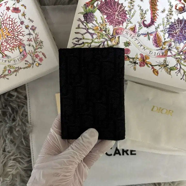 [BUNJANG] Dior Oblique Jacquard Bi-Fold Wallet / S급 디올 오블리크 자카드 2단 지갑