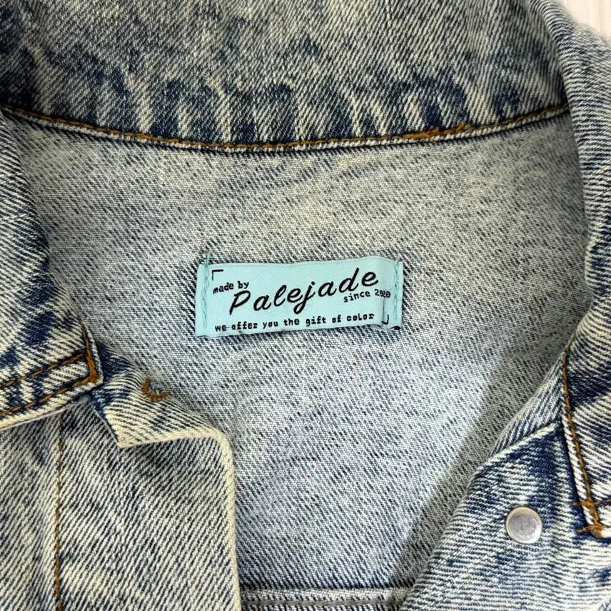 [BUNJANG] Faded Black Crop Denim Jacket / 페일제이드 크롭 데님자켓