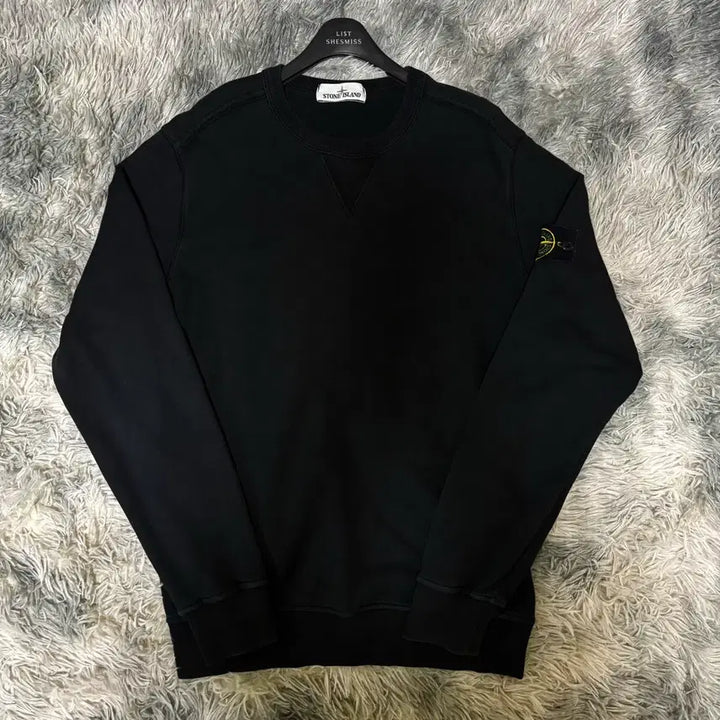 [BUNJANG] Stone Island Crewneck Sweatshirt Black L / 스톤아일랜드 맨투맨 블랙 L사이즈