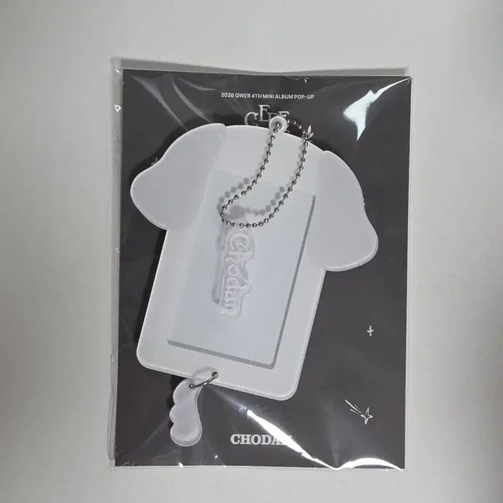 [BUNJANG] QWER Ceremony Pop-up Acrylic Holder Chodan / 포카x) QWER 세레머니 팝업 아크릴 홀더 쵸단 양도